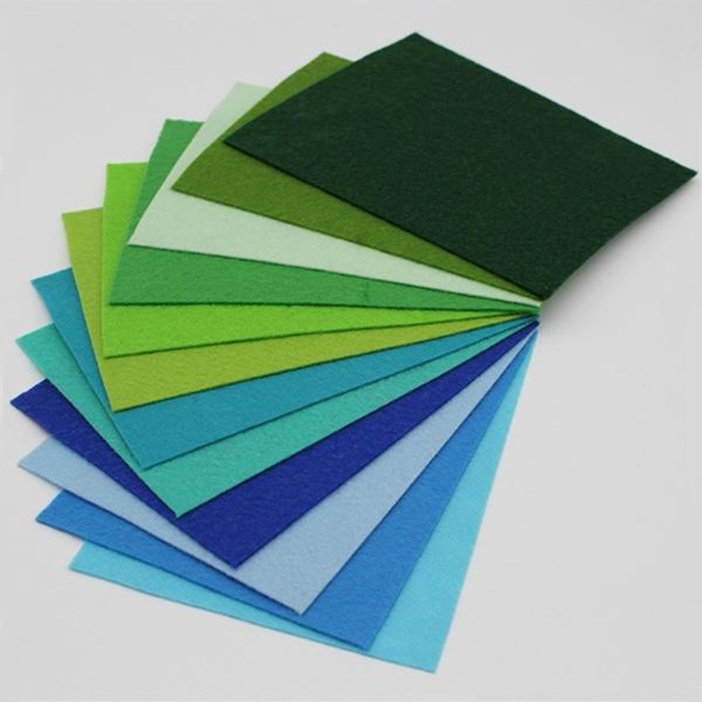 Sewing Thread In Textile - 다양한 색상의 부직포 펠트 시트 40개