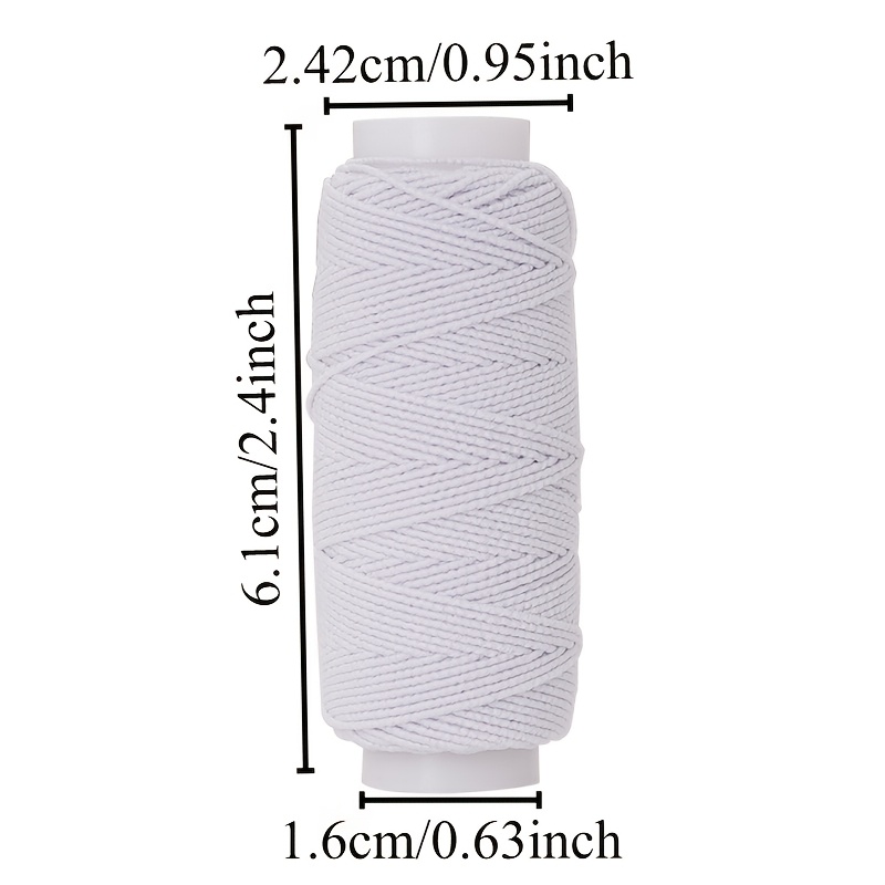 20m 블랙 화이트 탄성 스레드 0.6mm 탄성 로프  - Sewing Latex 리뷰 및 가격