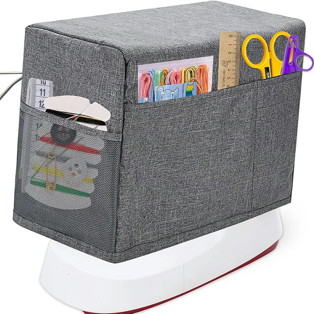 보관용 포켓 및 측면 손잡이가 있는 범용 재봉틀 커버, - Textile Sewing Machine 리뷰 및 가격