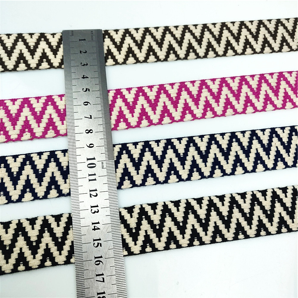 부드러운 면 웨빙, 30mm 너비 웨이브 에스닉 우븐  - Sewing Thread In Textile 리뷰 및 가격