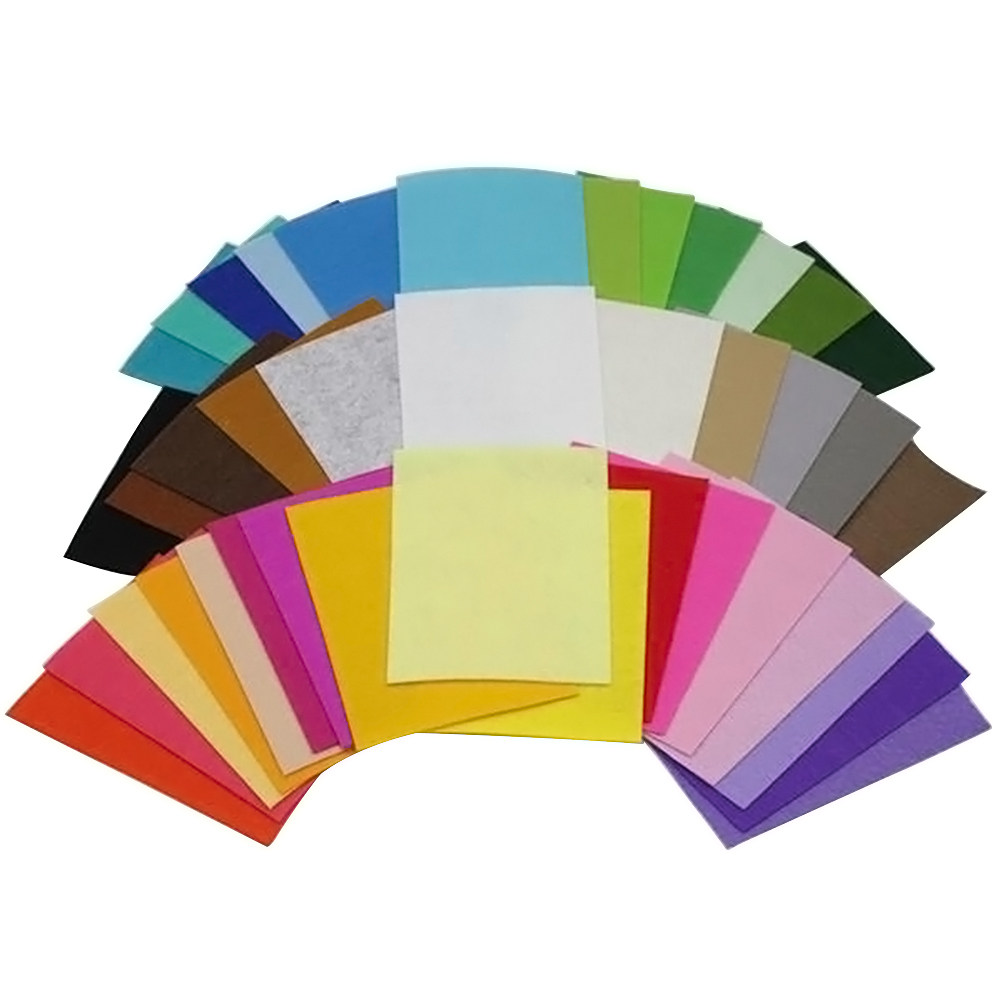 다양한 색상의 부직포 펠트 시트 40개 세트, 튼튼하고 - Sewing Thread In Textile 리뷰 및 가격