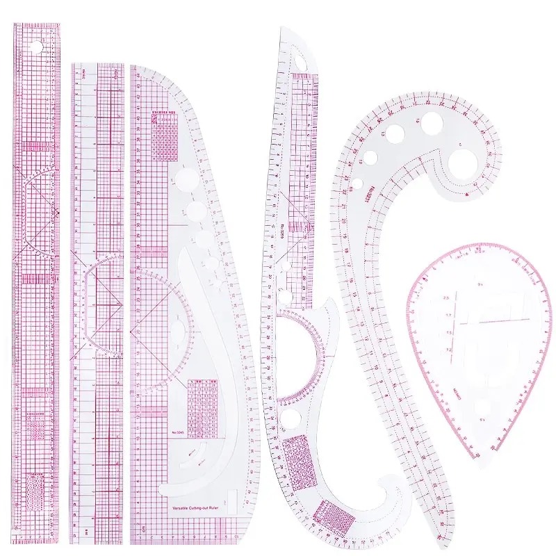 6PCS 프랑스어 곡선 눈금자 소프트 패치 워크 눈금자 - Sewing Gauge Ruler 리뷰 및 가격
