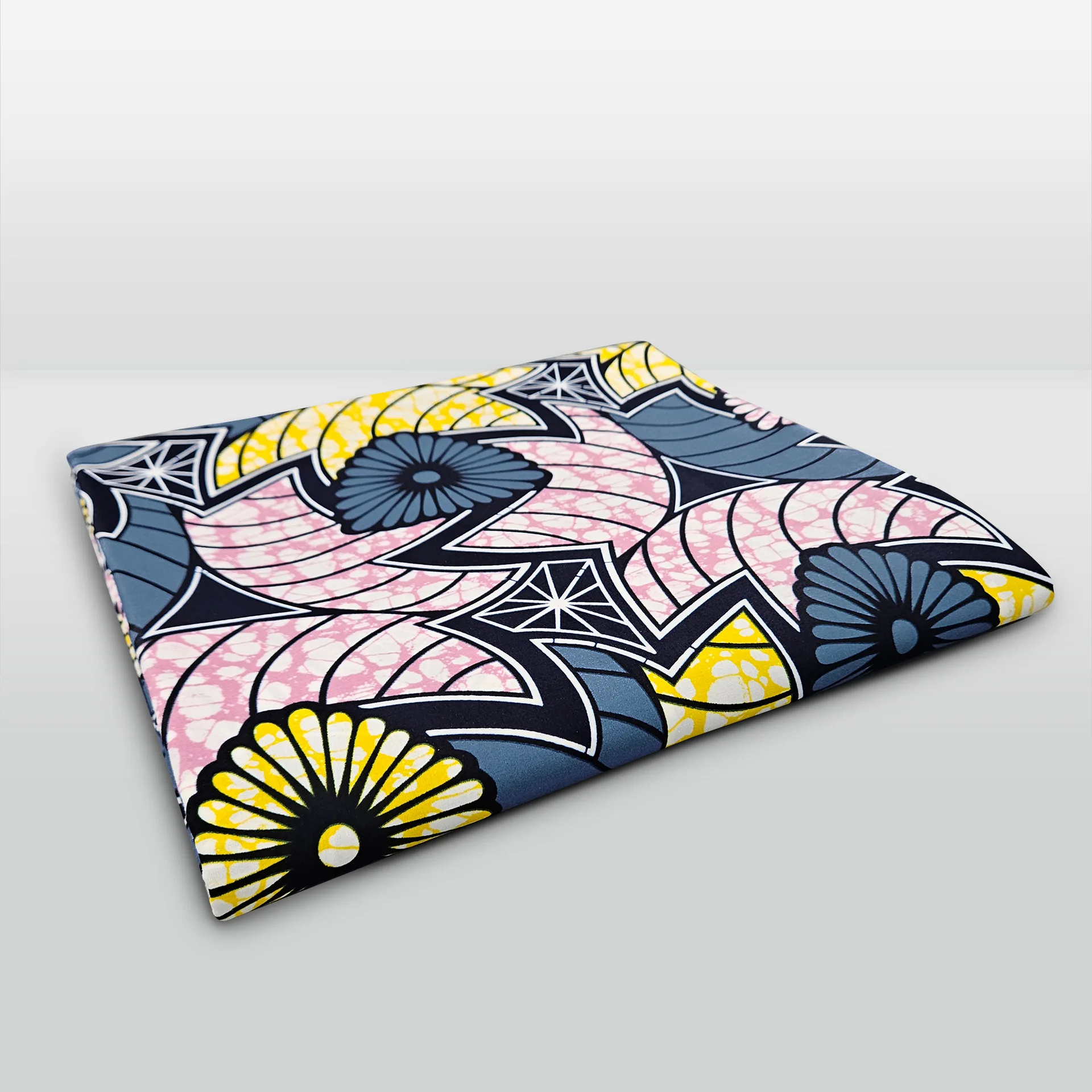 면 아프리카 왁스 천 노란색 파란색 추상 기하학 무늬  - Sewing Batik Fabric 리뷰 및 가격